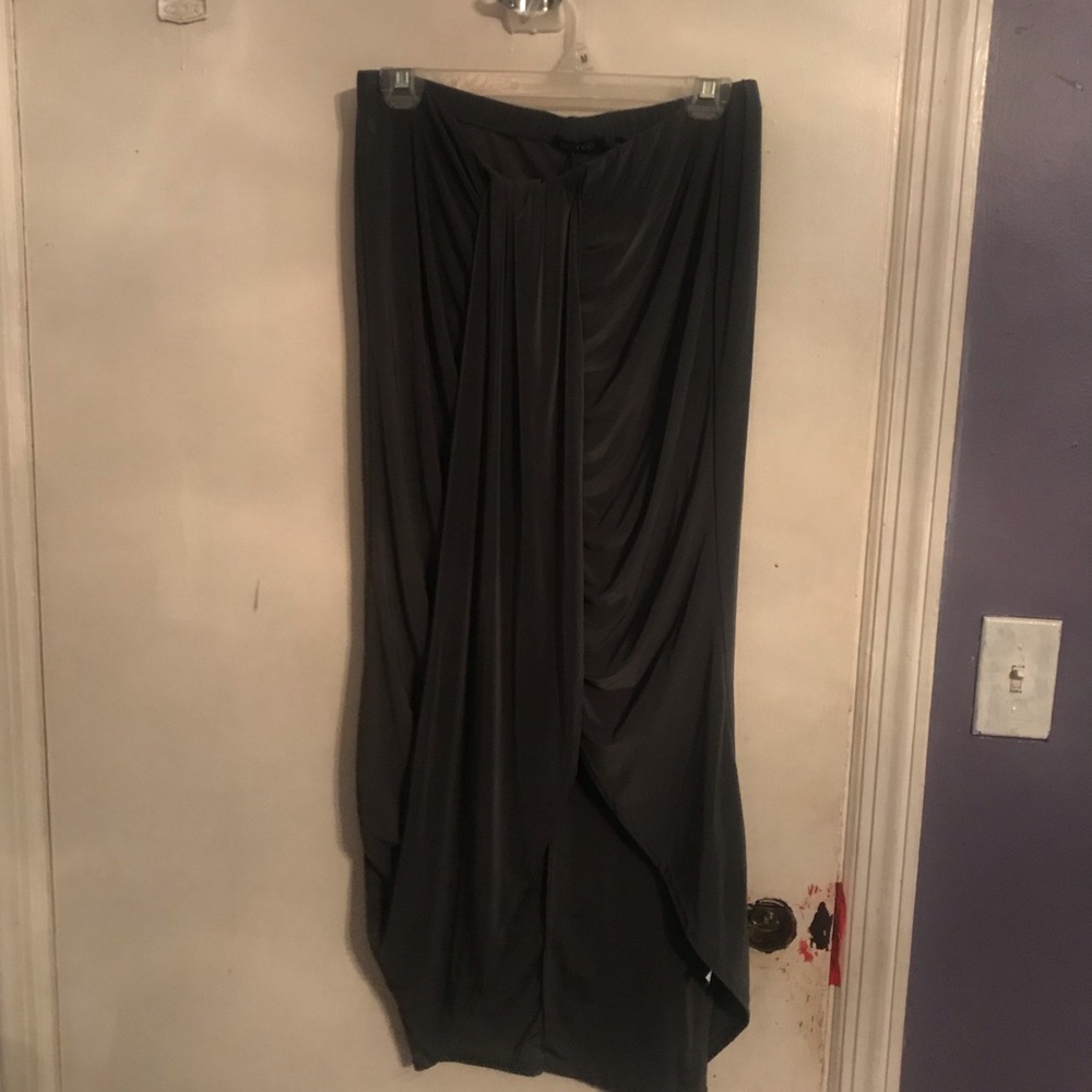 Silky Ruched Skirt